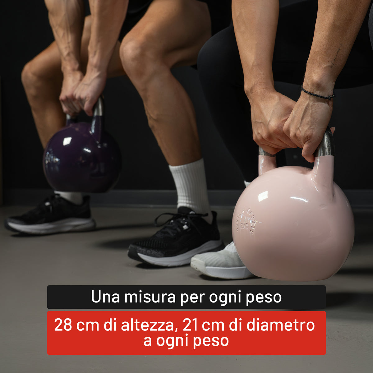 Kettlebell da competizione 8-36 kg