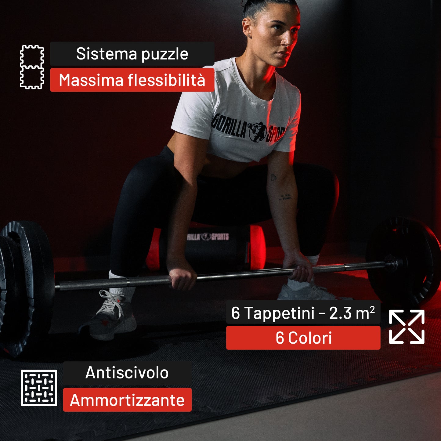 Set 6 Tappetini Protettivi e Terminali