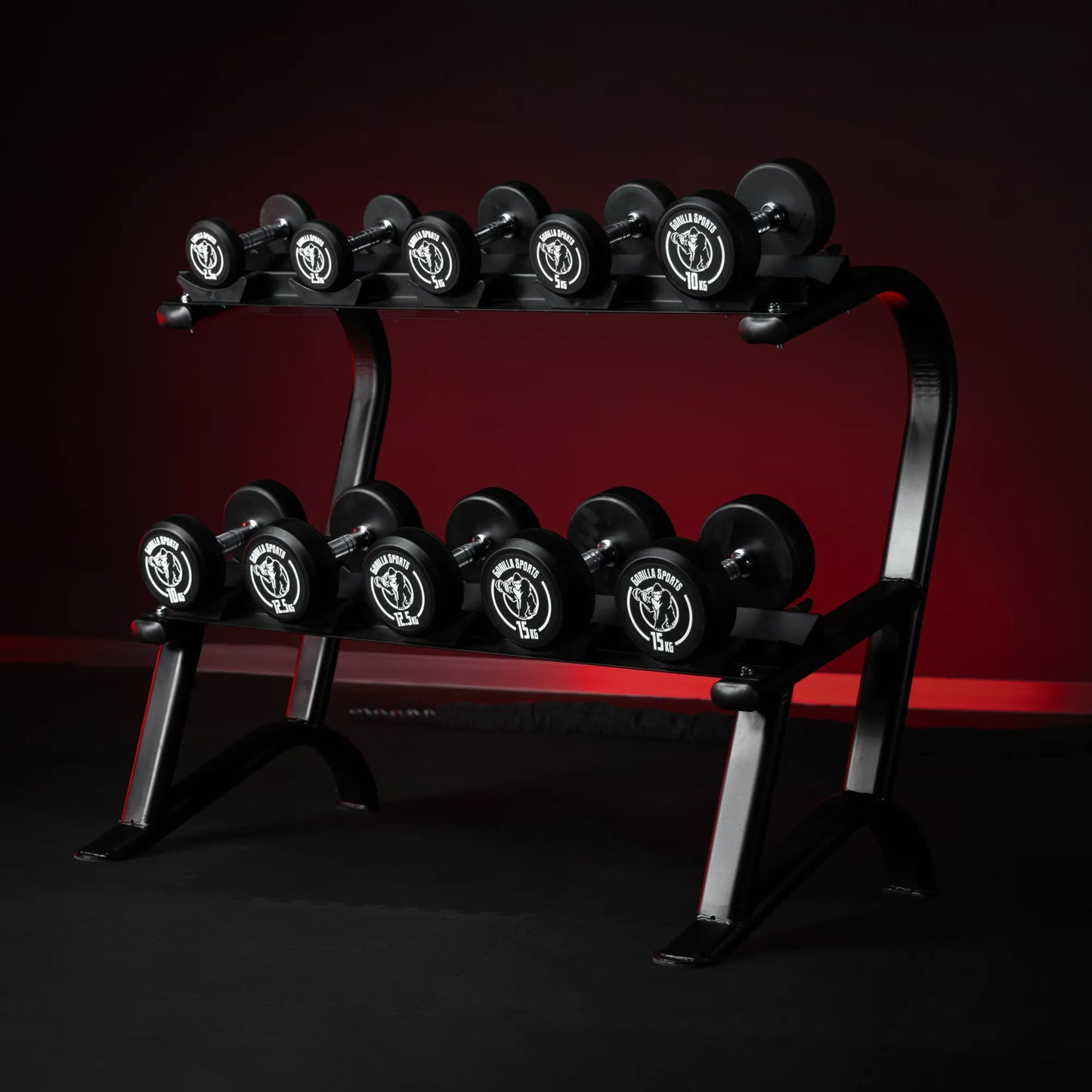 Set Manubri e Rastrelliera 90 kg