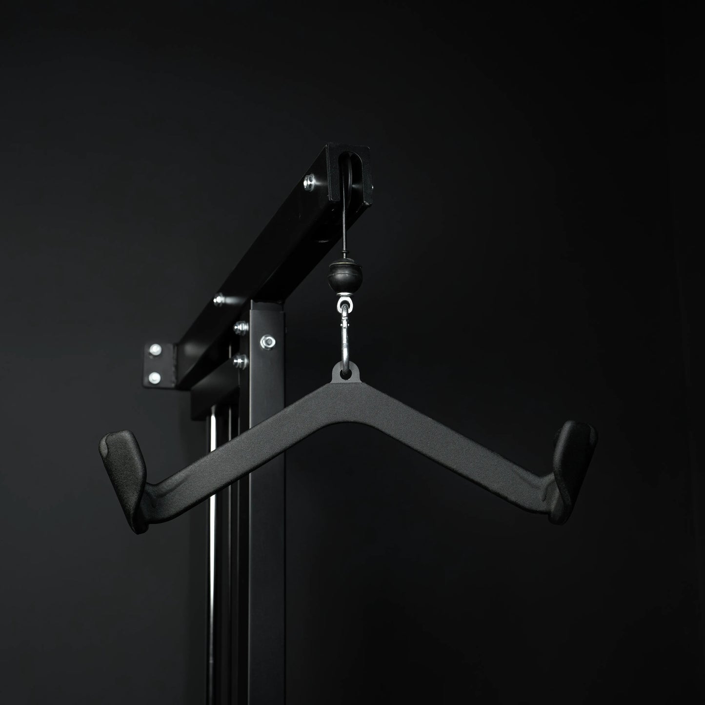 Impugnatura per Lat Pulldown/Vogatore in Gomma Nera