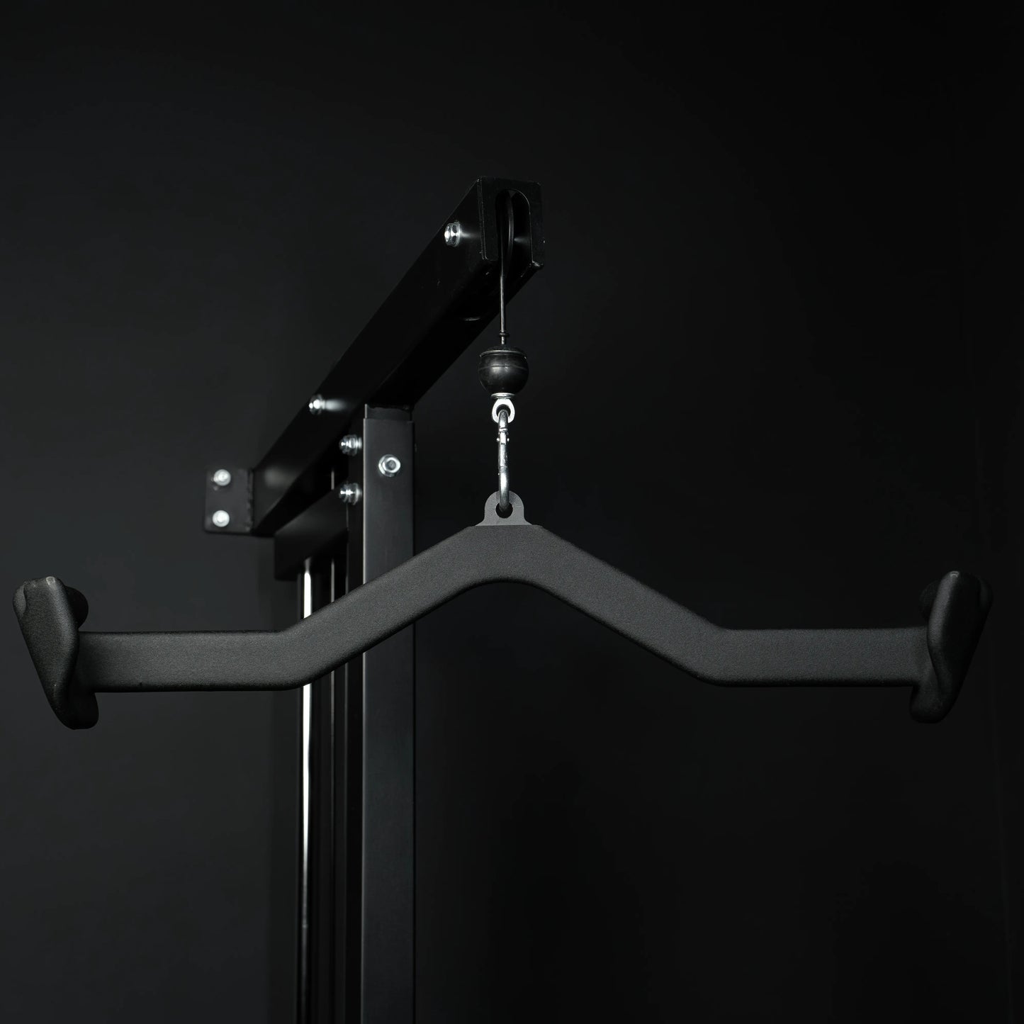Impugnatura per Lat Pulldown/Vogatore in Gomma Nera