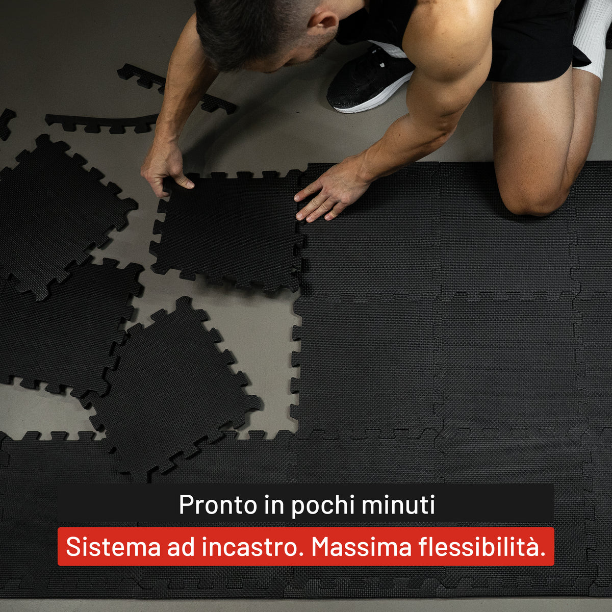 Set Tappetini Prottetivi 30x30cm - 18 Tappetini inclusi i Terminali