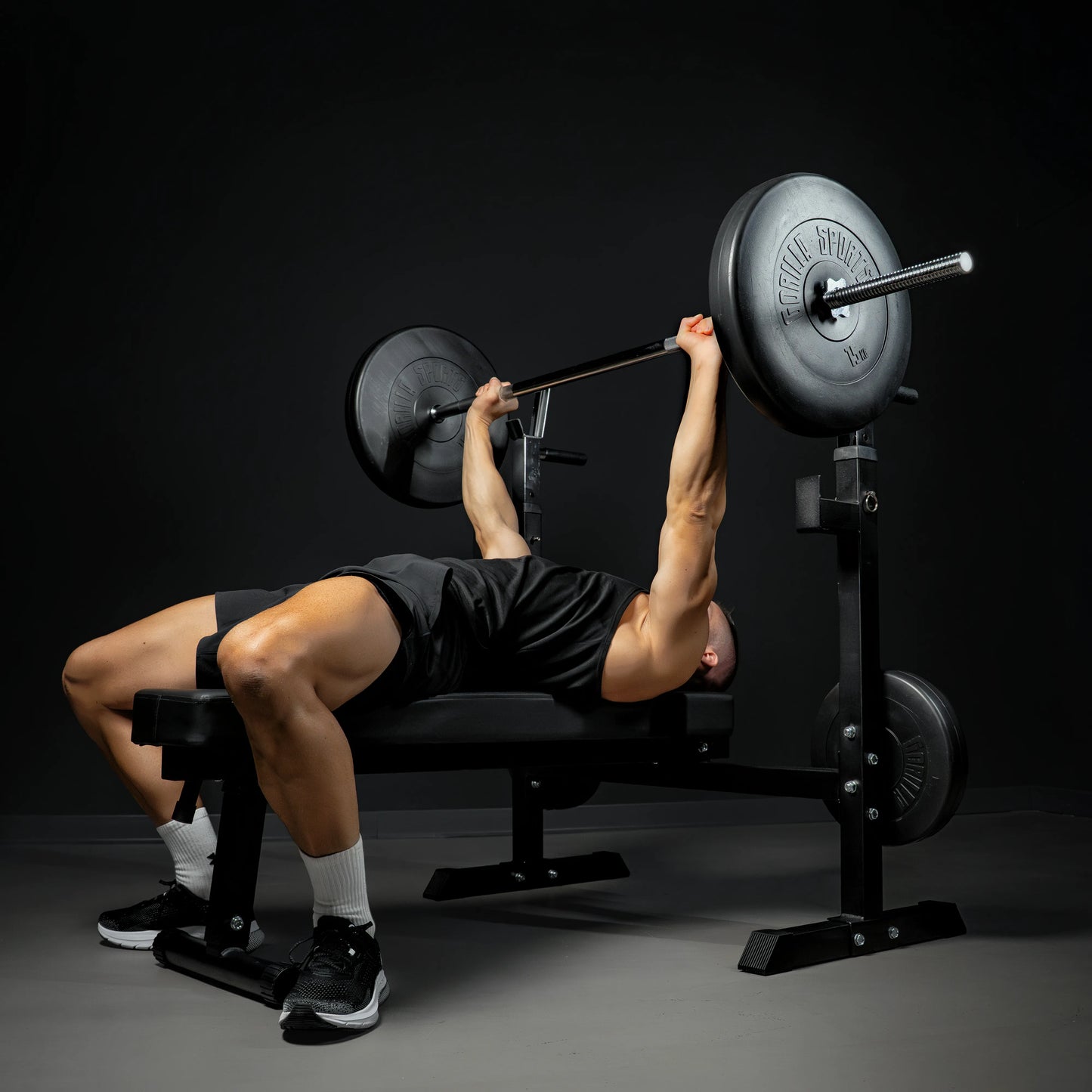 Set Panca Pesi, Supporto e Bilanciere 40-100 kg