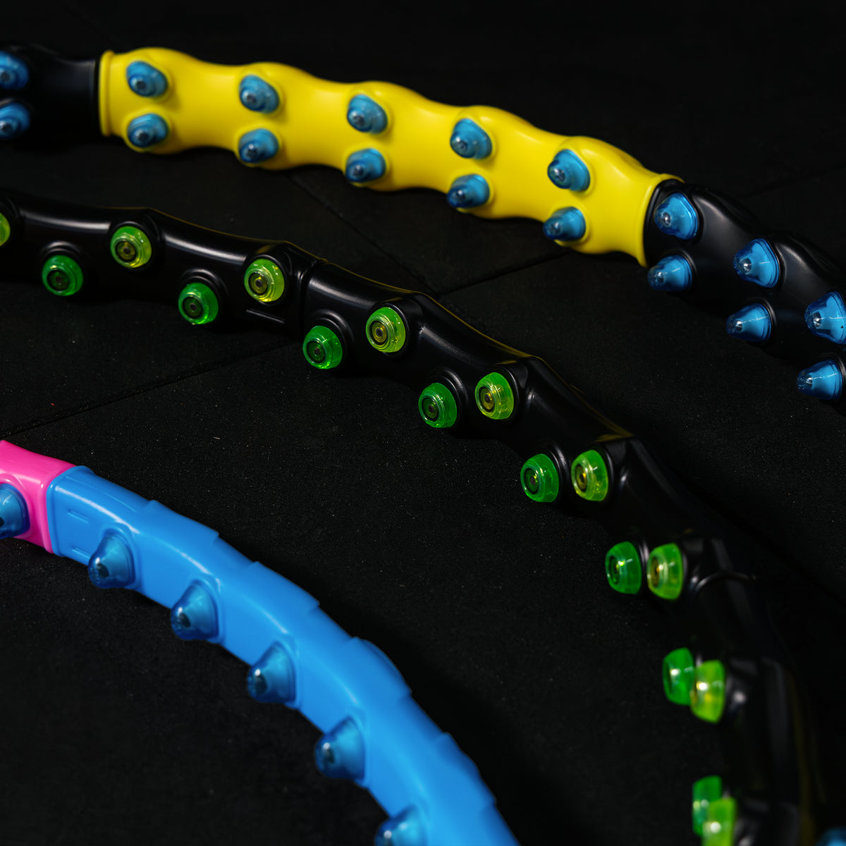 Hula Hoop con Punte Massaggianti e Magneti, Ø 96 - 110 cm