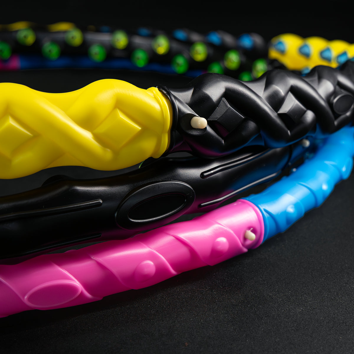Hula Hoop con Punte Massaggianti e Magneti, Ø 96 - 110 cm