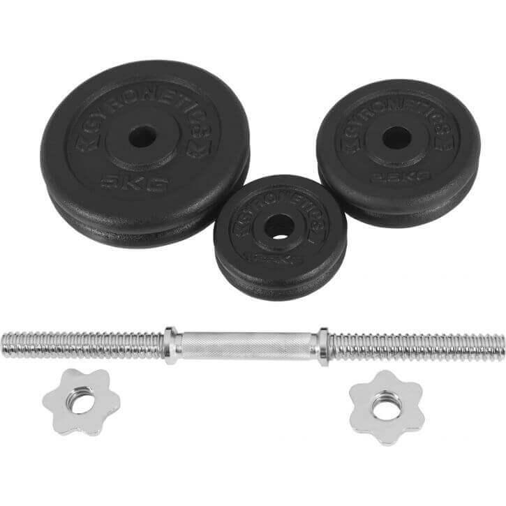 Set Manubri E-Series in Ghisa 20 kg 25 mm