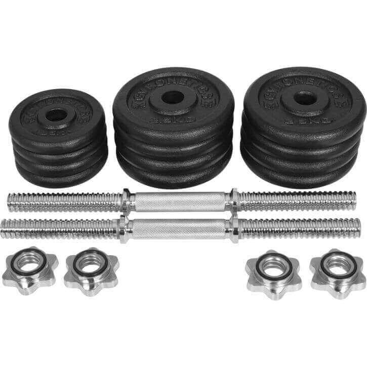 Set Manubri E-Series in Ghisa 30 kg 25 mm