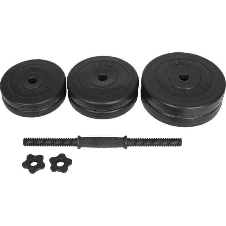 Set Manubri E-Series in Plastica 20 kg 25 mm
