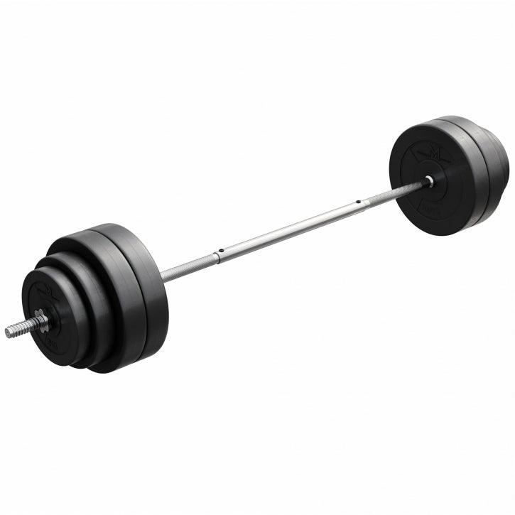 Set Bilanciere Serie E 25 mm in Plastica 60 kg
