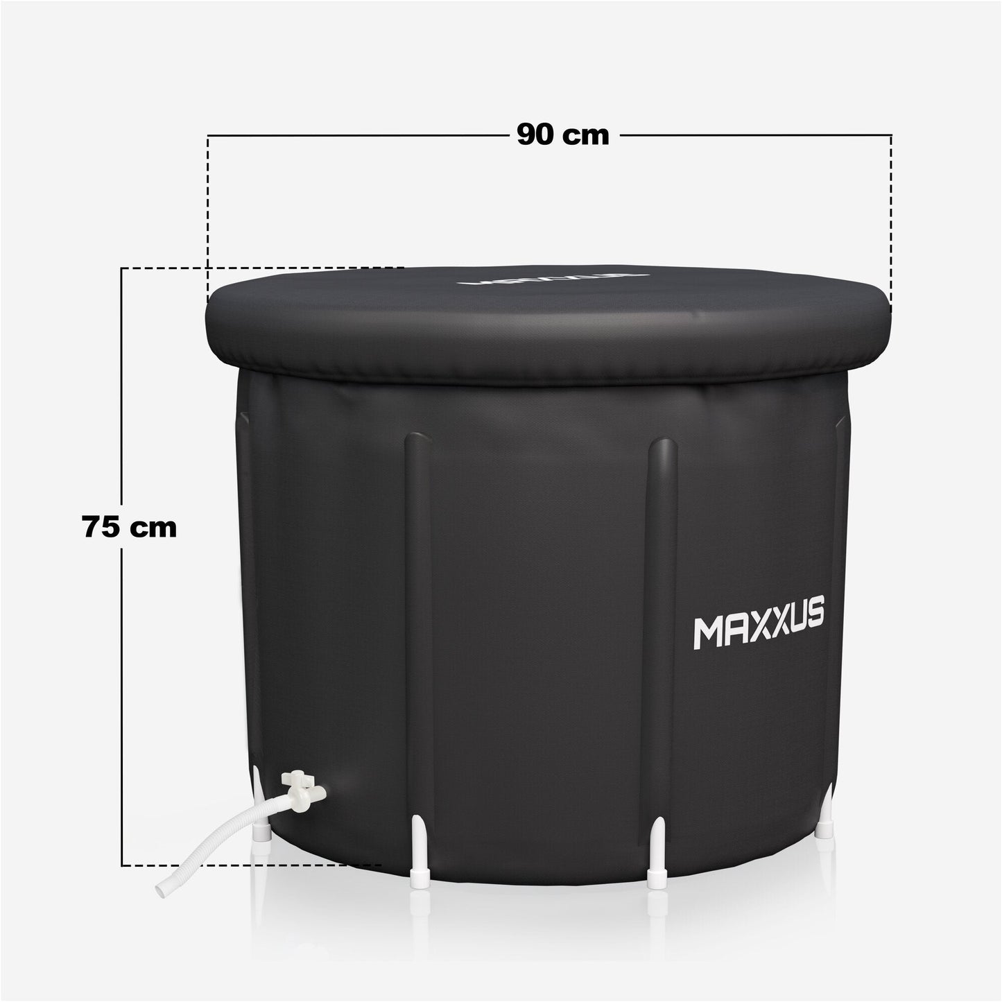 Ice Bath Tub XL 450 L Gonfiabile per Crioterapia