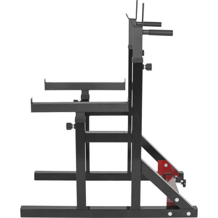Squat Rack con il Set Bilanciere Olympia Bumper Plate 170 kg