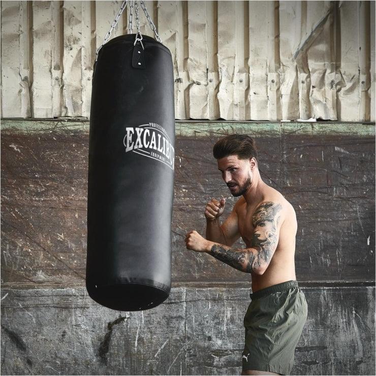 Sacco da Boxe EXCALIBUR PRO 120 cm - 34 kg in Pelle Sintetica
