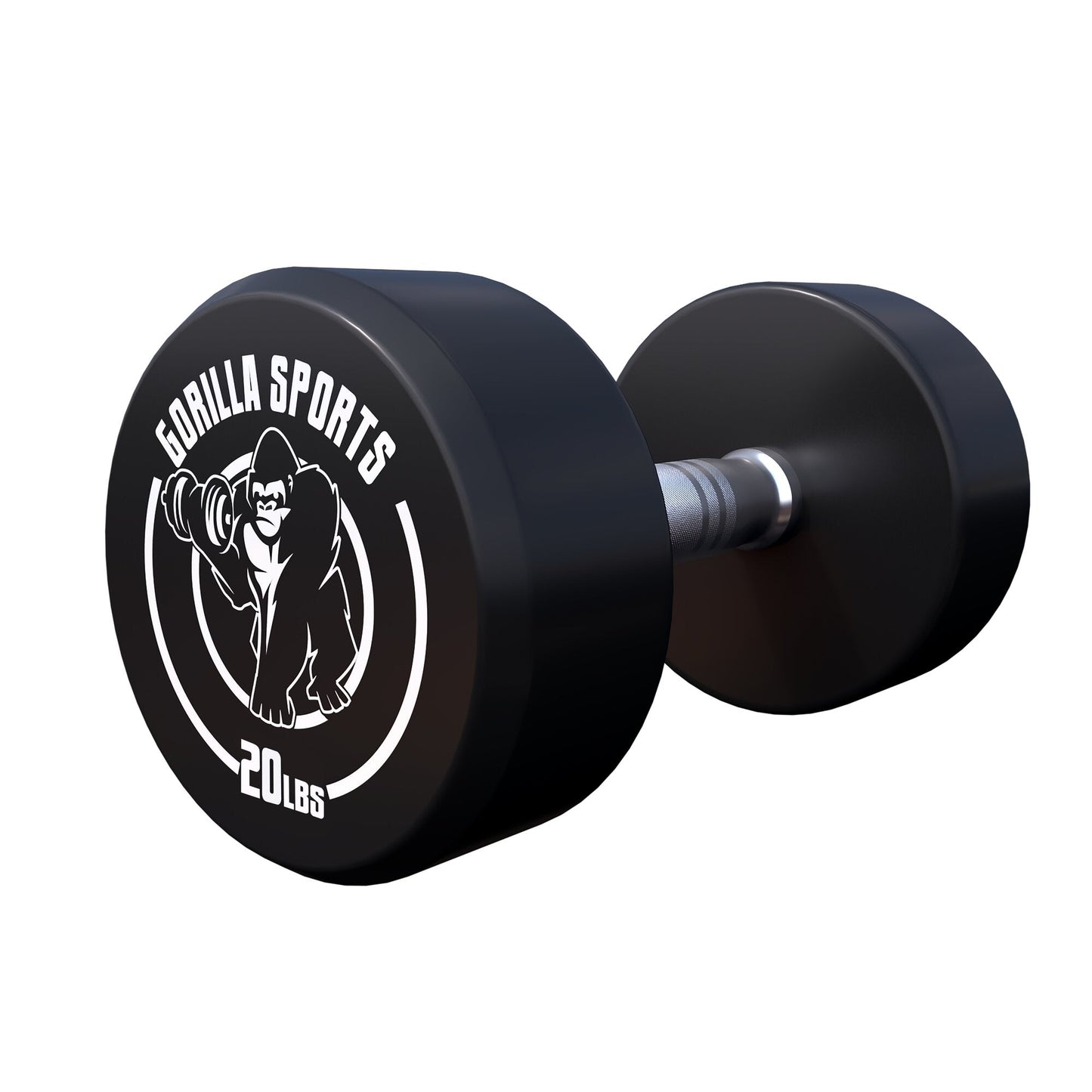 Manubrio in gomma da 5 a 60 libbre (2,5-27,2 kg), ghisa, cromato