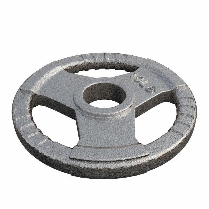 Dischi Pesi Tri Grip 2,5-45 lb (1,1-20,4 kg), 2" (50/51 mm), argento